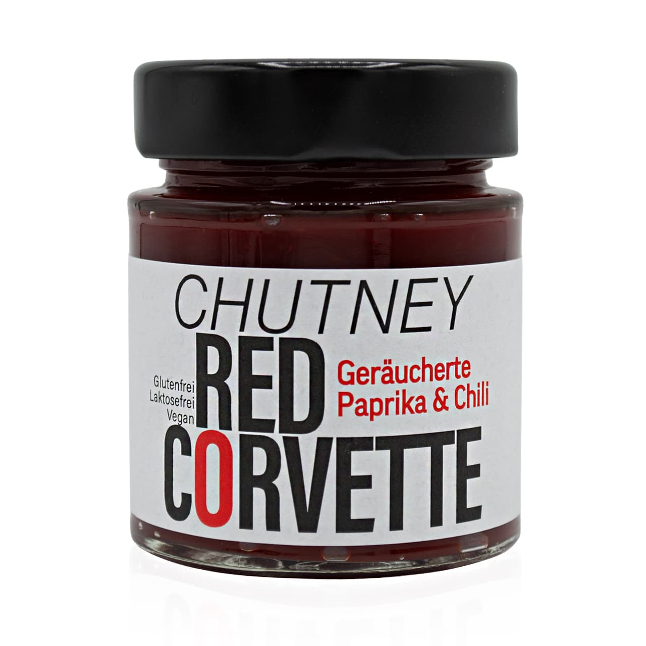 PL_Chutney_RedCorvette Red Corvette – handgemachtes Chutney mit geräucherter Paprika und Chili – Bild 1