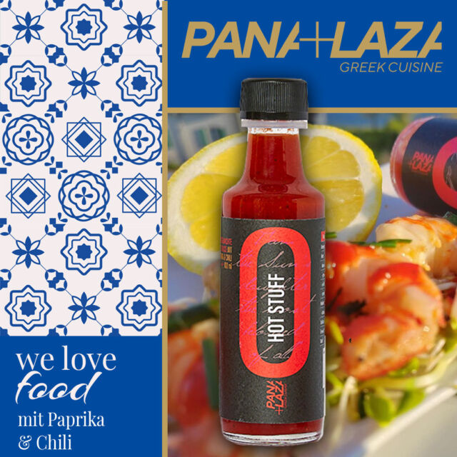 Hot Stuff Handgemachte Chili Sauce Mit Paprika & Chili

Unsere Chutneys und Chili Saucen sind handgefertigt mit einem Fruchtgehalt von weit über 50%�mit einzigartigen Rezepten aus frischen Früchten. 

Alle Produkte sind:
OHNE KONSERVIERUNGSSTOFFE, KEINE KÜNSTLICHEN ZUSÄTZE UND FARBMITTEL,�VEGAN, LAKTOSEFREI, GLUTENFREI.

#greekcuisine #panalaza #oliveoil #metaxasauce #greekfood #greek #greece #gyros #griechenland #tasty #foodlover #like #foodporn #foodstagram #dinner #delicious #foodblogger #instagood  #love #foodie #onlineshop 
#feinkost #feinkostshop #chili #hotstuff